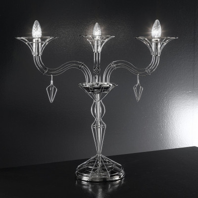 Metal Lux - New Classic - Dedalo TL 3L - elegant table lamp - Chrome - LS-ML-192-213-01