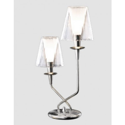 Metal Lux - New Classic - Opera TL 2L - Table lamp classic - Crystal - LS-ML-180-212-42