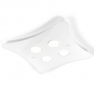 Metal Lux - Professional - Manta PL 4L - Square ceiling lamp 4 lights  - Glossy white - LS-ML-264-340-02