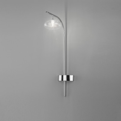 Metal Lux - Riflessi - Dolce AP 60 - Cromo wall light with light diffusor - Chrome/Trasparent - LS-ML-260-901-01