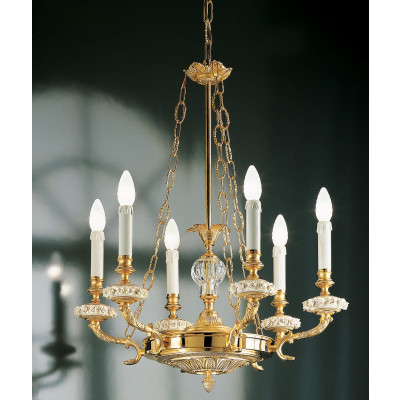More Brands - Laudarte - Giove SP - Classic six-arm chandelier - Gold - LS--giove