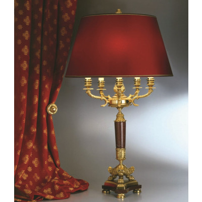 More Brands - Laudarte - Pentesilea TL - Table lamp with marble structure - Red - LS-LA-pentesilea-160