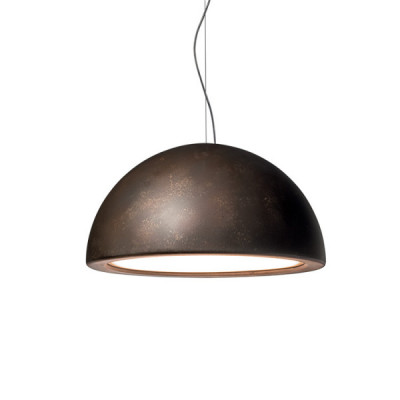 More Brands - Outlet - Entourage M SP  - Dome-shaped suspension lamp - Cor-ten steel - LS-LL-7668