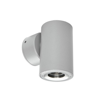 More Brands - Outlet - Ophil Round - Single emission led wall applique - Aluminium grey