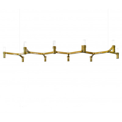 Nemo - Crown - Crown Plana Linea SP - Modern chandelier minimalist design  - Gold - LS-NL-CRO-HGW-54