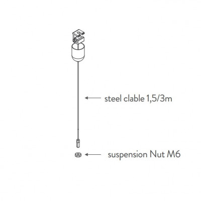 Nemo - Nemo Studio - Track Suspension Nut M6 - Suspension accessory - None - LS-NL-MTRKNUT