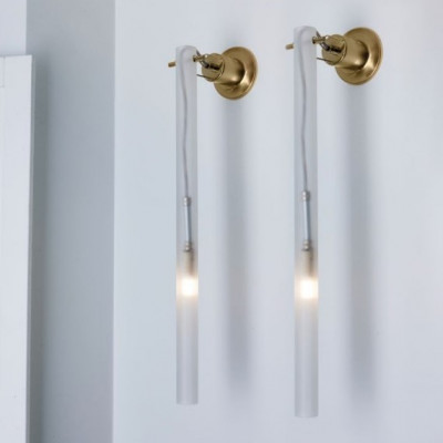 Nemo - Tubes - Canna Nuda AP PL S - Wall lamp or small modern ceiling light - Burnished - LS-NL-CAN-HGW-41