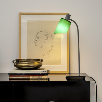 Nemo - Volet - Lampe de bureau TL - Table lamp 60's years style - Green - LS-NL-LDB-EDV-11