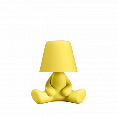Qeeboo - Brothers - Sweet Brothers JOE TL - Touch table lamp portable - Yellow - LS-QB-43006JE-YE - Warm white - 3000 K - Diffused