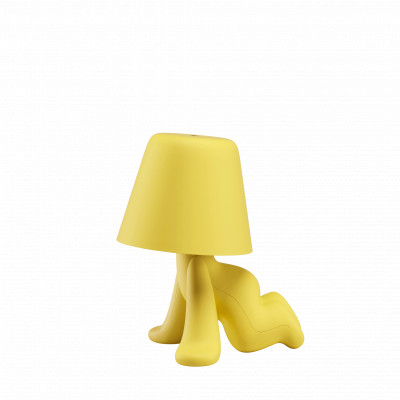 Qeeboo - Brothers - Sweet Brothers RON TL - Touch table lamp with USB - Yellow - LS-QB-43006RN-YE - Warm white - 3000 K - Diffused