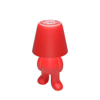 Qeeboo - Brothers - Sweet Brothers TOM Campari TL - Design table lamp - Red - LS-QB-43007TM-CA - Warm white - 3000 K - Diffused