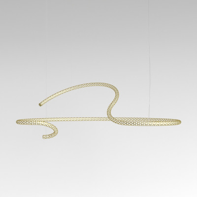 Rotaliana - Squiggle - Squiggle H5 LED SP - Modern chandelier - Gold - LS-RO-1SQH500004ZL0 - Super warm - 2700 K - Diffused