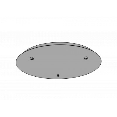 Sikrea - Accessories - Rosone R 3L - Ceiling light for three lights