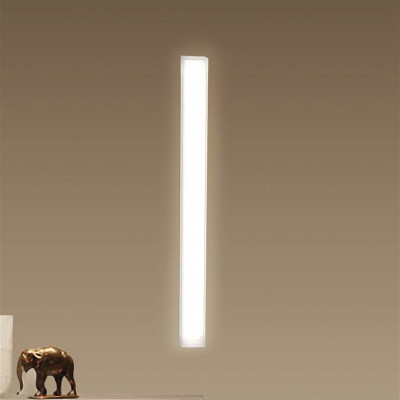 Sikrea - Essentiality - Domino AP L - Wall light with acrylic diffusor - Satin white - LS-SI-8125 - Warm white - 3000 K - Diffused