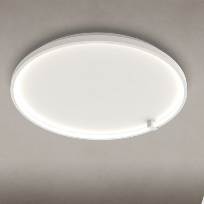 Sikrea - Essentiality - Oslo AP L - Large round design wall and ceiling lamp - Matt White - LS-SI-6909 - Warm white - 3000 K - Diffused
