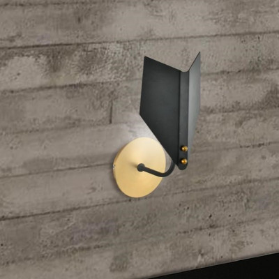 Sikrea - Linee - Vienna A AP - Wall light with metal diffusor directable - Gold/Black - LS-SI-2970
