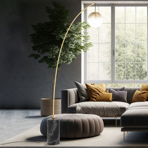 Sikrea - Arco PT - Modern floor lamp