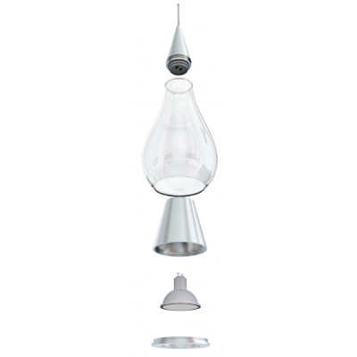 Sikrea - Sospesi GU10 SP - Drop shaped lamp