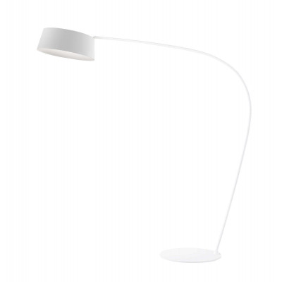 Stilnovo - Oxygen - Oxygen FL1 PT LED - Floor lamp with ring shaped diffuser with LED light - White/White - LS-LL-8101 - Warm white - 3000 K - Diffused