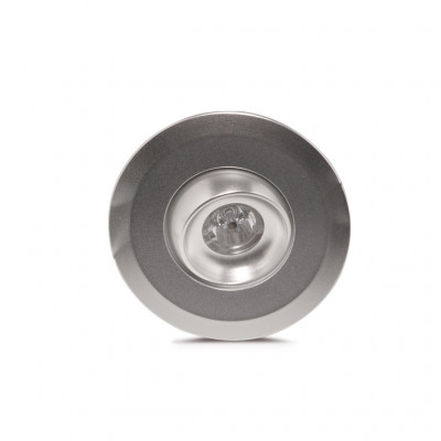 tech-LAMP - Adjustable spotlights - Agnis Wall FA Round - Adjustable Round recessed spotlight 1W - Beton light grey