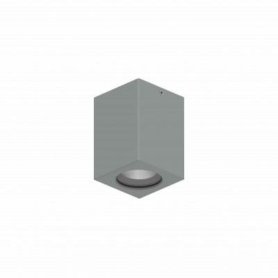 tech-LAMP - Ceiling lamps - Astig Cob PL Square - Squared Ceiling light 12,5W - Black grey RAL 9006 embossed