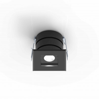 tech-LAMP - Drive-over/walkable spotlights - Ivone Cob FA Square - Driveable recessed squared spotlight 3,2W - Black RAL 9005
