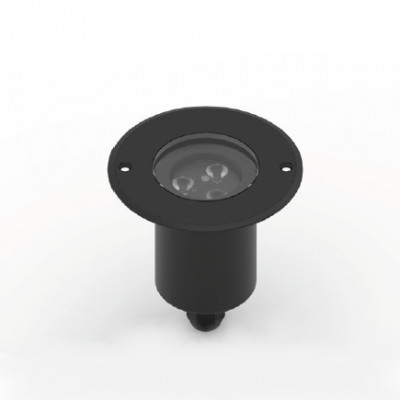 tech-LAMP - Drive-over/walkable spotlights - Mandi 6W FA Round - Driveable Round recessed spotlight 6W - Cor-ten steel