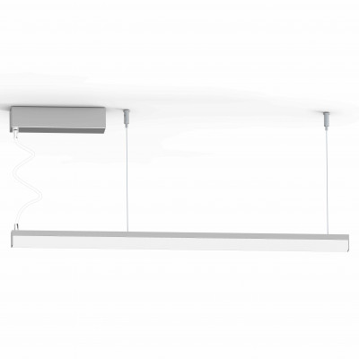 tech-LAMP - Linear profiles - Mugo H Power - Suspended linear profile 28W - Aluminum - Diffused