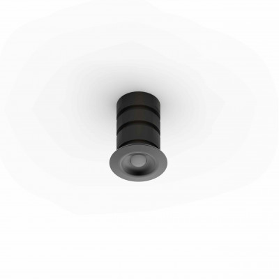 tech-LAMP - Recessed spotlights - Efisio FA Round - Round recessed spotlight 1W - Beton dark grey - Diffused