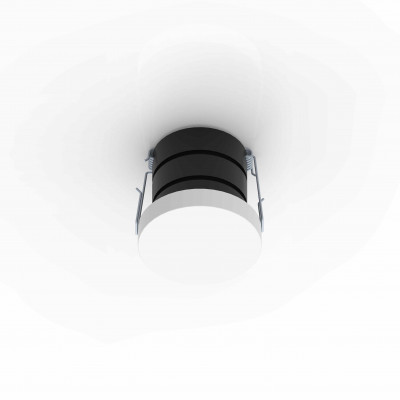 tech-LAMP - Recessed spotlights - Omion 3W FA Round - Round recessed spotlight 3W - Transparent - Diffused