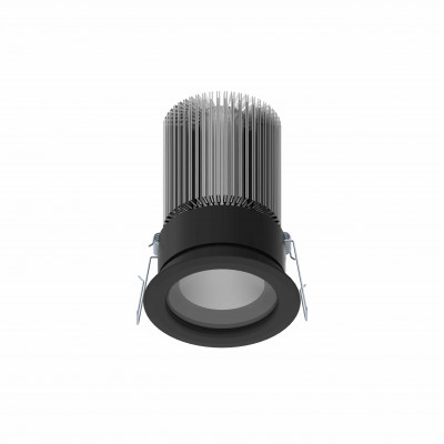 tech-LAMP - Recessed spotlights - Omion Cob 12,5W FA Round - Round recessed spotlight 12,5W - Beton dark grey
