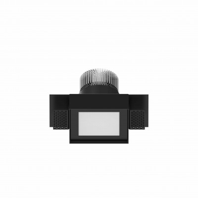 tech-LAMP - Retractable spotlights - Antaran Cob 8,5W Trimless Sd FA Round - Round recessed spotlight 8,5W - Black RAL 9005 - Diffused