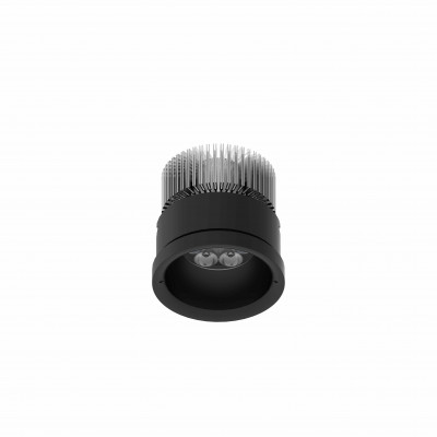 tech-LAMP - Retractable spotlights - Antaran Trimless R FA Round - Round recessed spotlight 6W - Black RAL 9005
