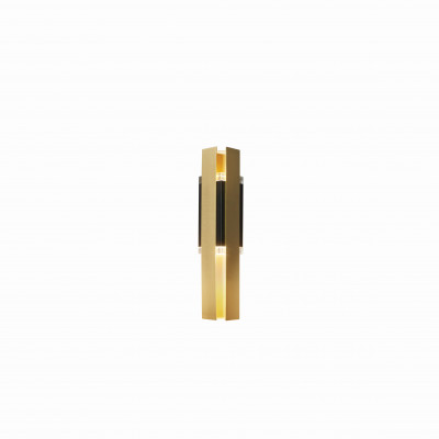 Tooy - Thula & Excalibur - Excalibur AP 1L - Wall light with indirect light - Black / brass - LS-TO-559.41.C74-C41 - Super warm - 2700 K - Diffused