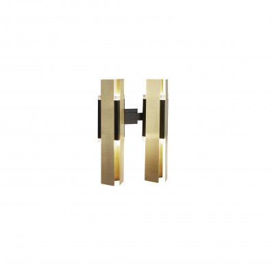 Tooy - Thula & Excalibur - Excalibur AP 2L - Two light wall light - Black / brass - LS-TO-559.42.C74-C41 - Super warm - 2700 K - Diffused