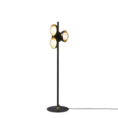 Tooy - Ball - Muse PT 4L - Floor light for hall four elements - Black/Gold - LS-TO-554.65.C74-C41