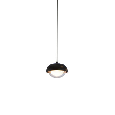 Tooy - Ball - Muse SP 1L 15 - Chandelier with glass diffusor - Black/Copper - LS-TO-554.21.C74-C99