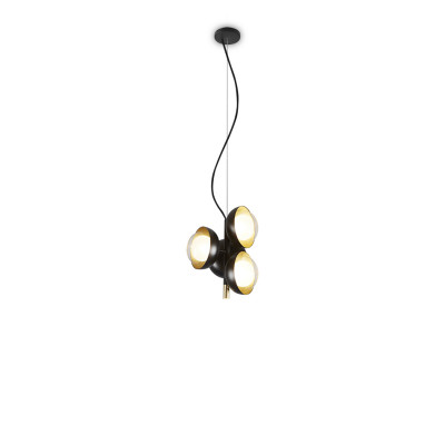 Tooy - Ball - Muse SP 5L - Design suspension 5 lights - Black/Gold - LS-TO-554.25.C74-C41
