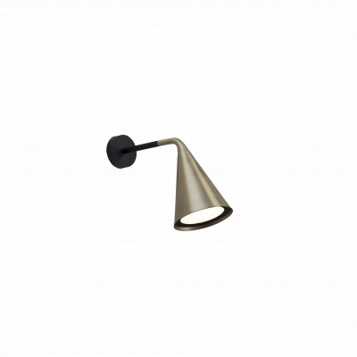 Tooy - Gordon & Bilancella - Gordon AP M - Adjustable design wall lamp - Brushed brass - LS-TO-561.42.C2-C41