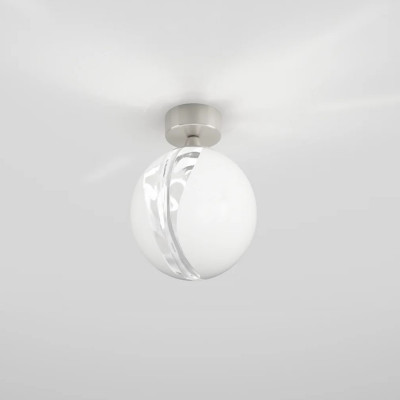 Vistosi - Poc - Poc FA 16 LED - Design spotlight - White / nickel - Diffused