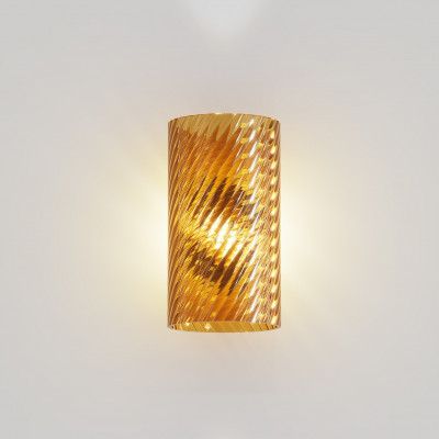 Vistosi - Assiba - Armonia AP 20 - Crystal wall lamp - Amber/Gold - LS-VI-ARMONAP20-000BKSADRIE141CE