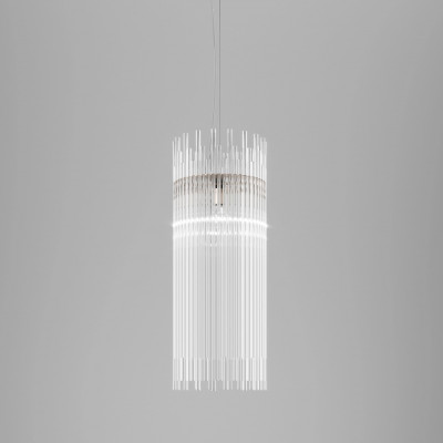 Vistosi - Diamond - Diadema SP 30 A D2 - Chandelier with decentralized attack - Crystal/Bronze - Diffused