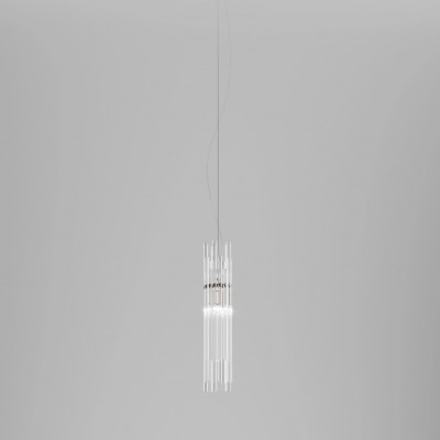 Vistosi - Diamond - Diadema SP 9 BP LED - Design chandelier - Crystal/Bronze - Diffused