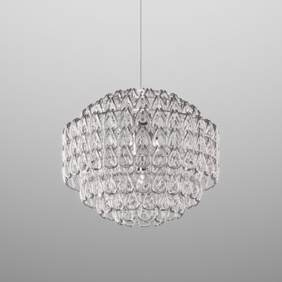 Vistosi - Giogali - Minigiogali SP 65 - Design chandelier - Gray / silver - LS-VI-MGIOGSP65-000CR-CRAGE271CE