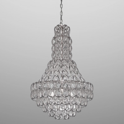 Vistosi - Giogali - Minigiogali SP CLA - Design chandelier - Gray / silver - LS-VI-MGIOGSPCLA000CR-CRAGE271CE
