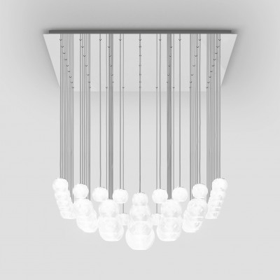 Vistosi - Oto - Oto SP SUR - Modern chandelier - Steel/White - LS-VI-OTOSPSUR000AS-BCRIG9-1CE