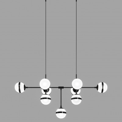 Vistosi - Peggy - Peggy SP 9 - Design chandelier - White/Black - LS-VI-SPPEGGY9NVBCNL