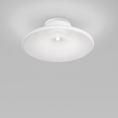 Vistosi - Sogno - Incanto PL2 - Blown white glass ceiling lamp - Matt White - Diffused