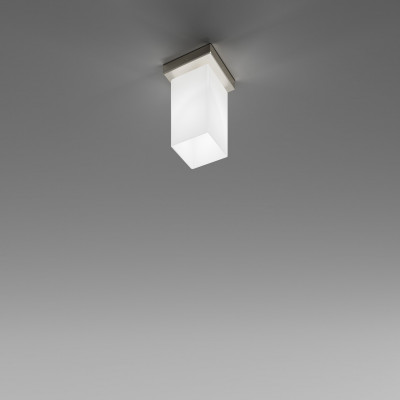 Vistosi - Tubes - Tubes PL 20 - Ceiling lamp with a geometric design - Glossy white - LS-VI-PLTUBES20BCNI