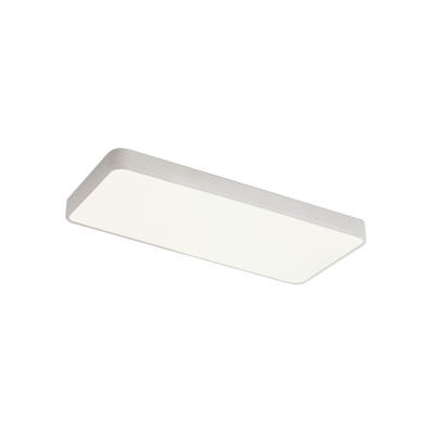 ACB - Lampes modernes - Turin PL 90 LED - Plafonnier rectangulaire - Blanc / opalin - 120°
